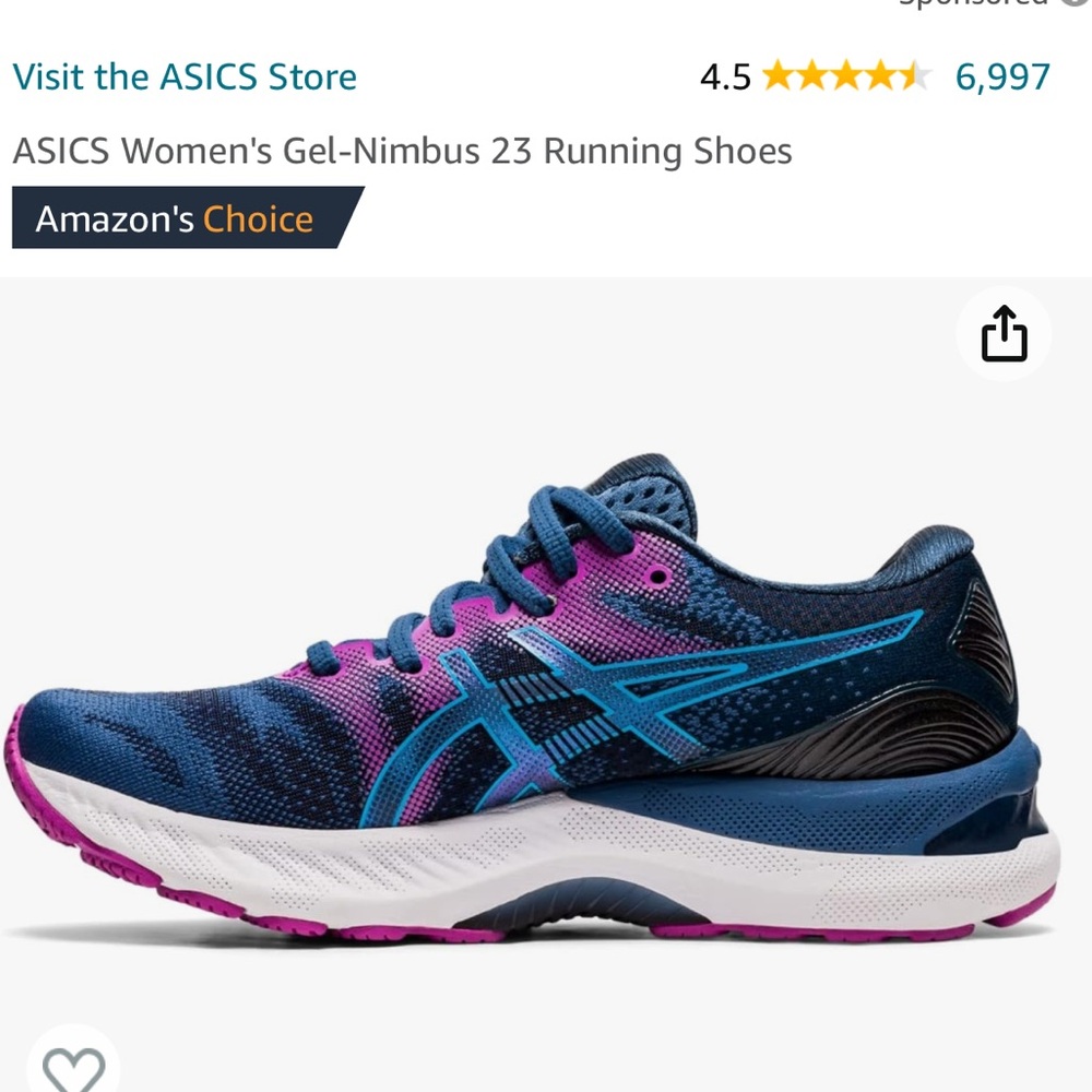 ASICS gel nimbus running shoes